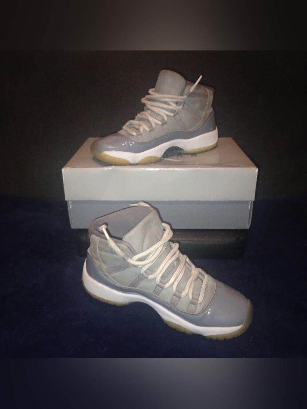 IOB Air Jordan 11 Cool Grey Size 6.5 Y or Women's size 8
